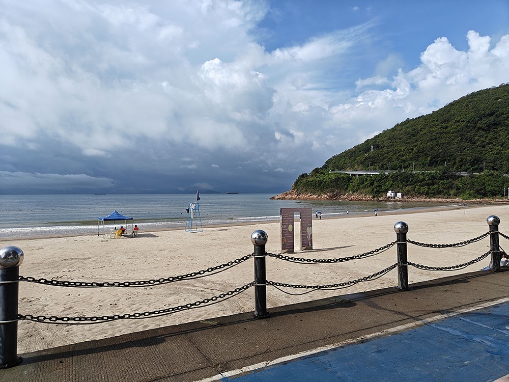 “溪涌之行，6月風雨擋不住激埃特的熱情”/